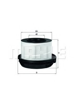 LX8141 Mahle Original Повітряний фільтр двигуна
